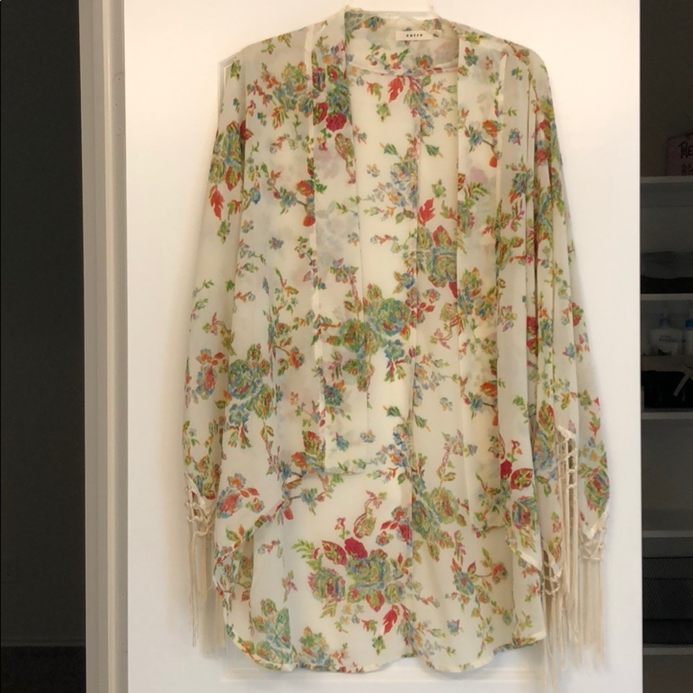 Floral kimono